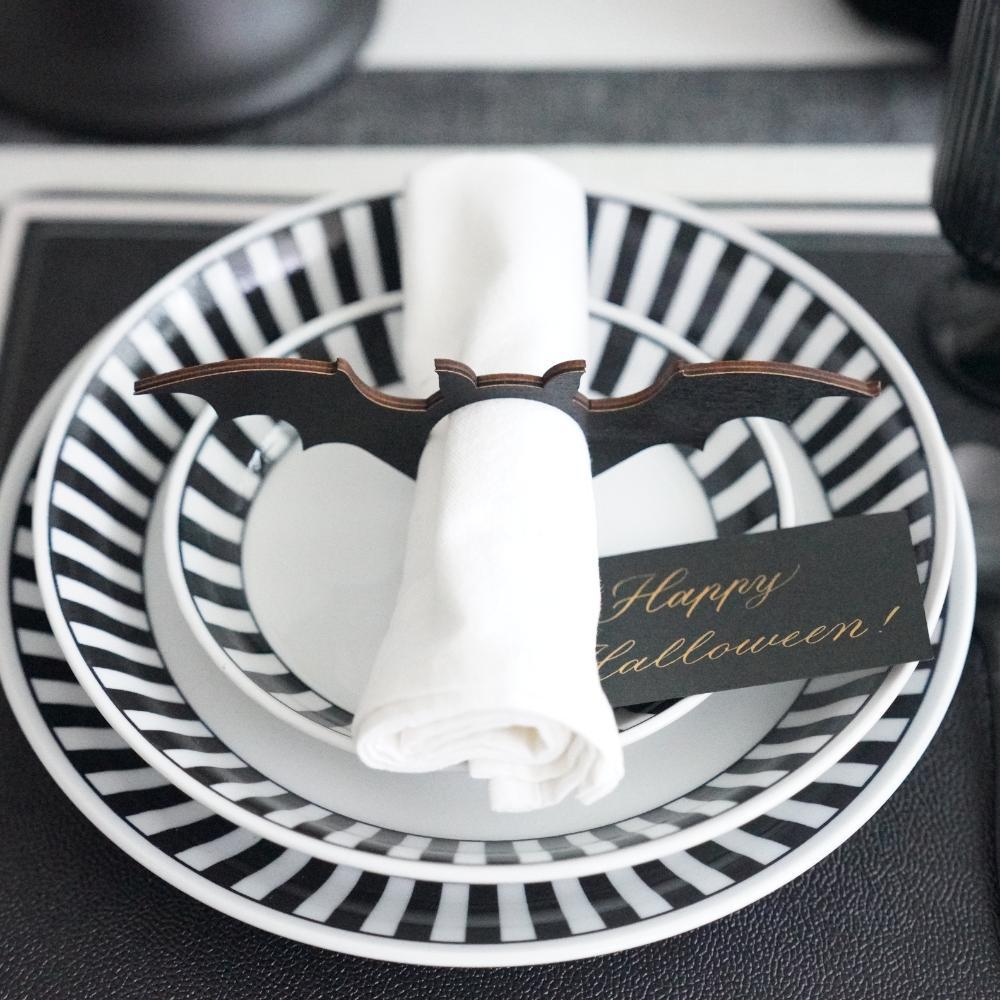 【アウトレット】コウモリ ナプキンリング6点セット