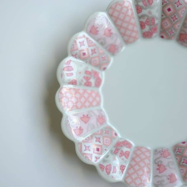 波佐見焼　花離宮　15cm丸皿