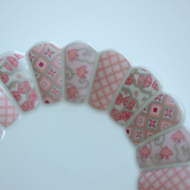 波佐見焼　花離宮　15cm丸皿