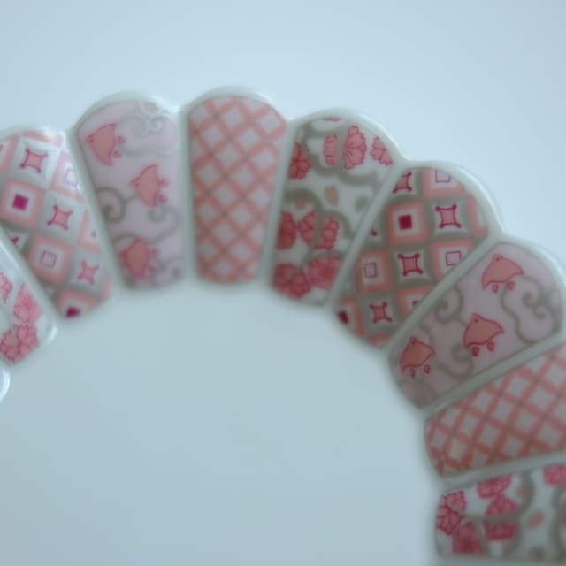 波佐見焼　花離宮　15cm丸皿