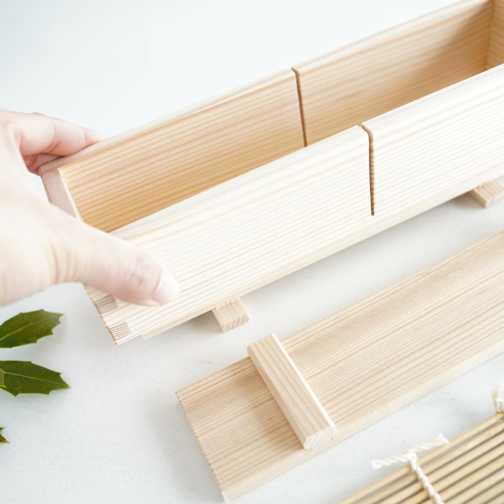 巻き寿司セット　ハーフカット溝付き