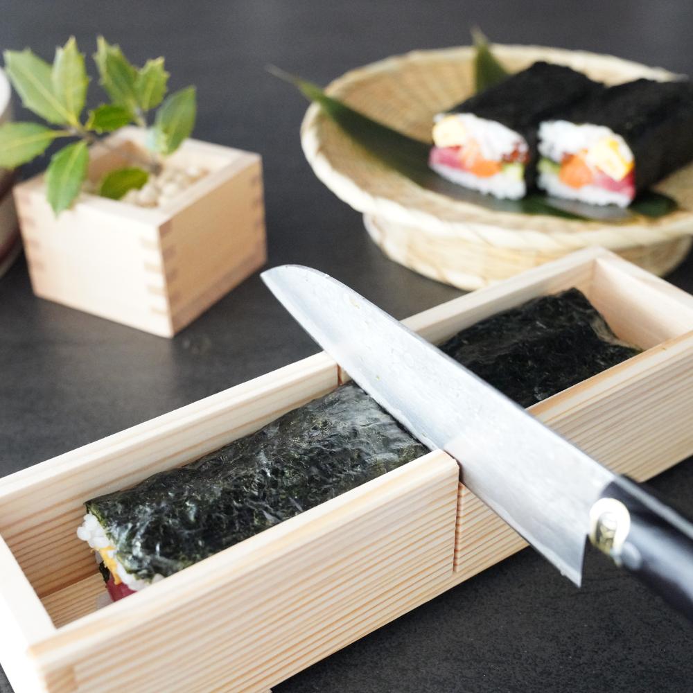 巻き寿司セット　ハーフカット溝付き