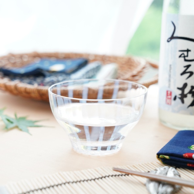 透かし広口カップ【市松/十草】