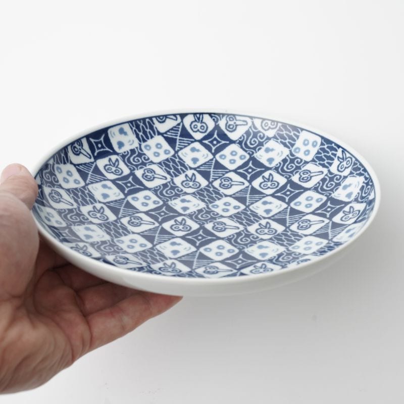 HASAMI 市松 丸皿 大 ｜ 四季折々のおしゃれな和食器通販サイト