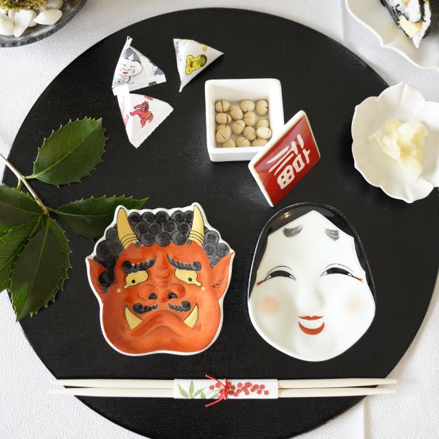 錦泣いた赤鬼小銘々皿 ｜ 四季折々のおしゃれな和食器通販サイト