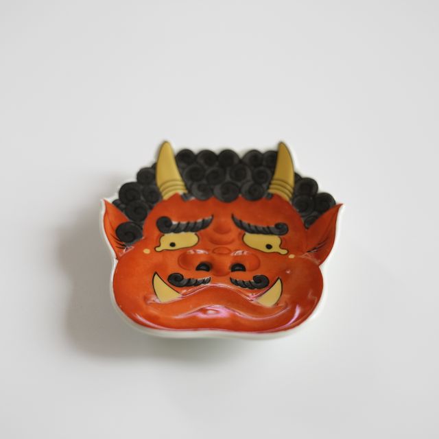 錦泣いた赤鬼小銘々皿