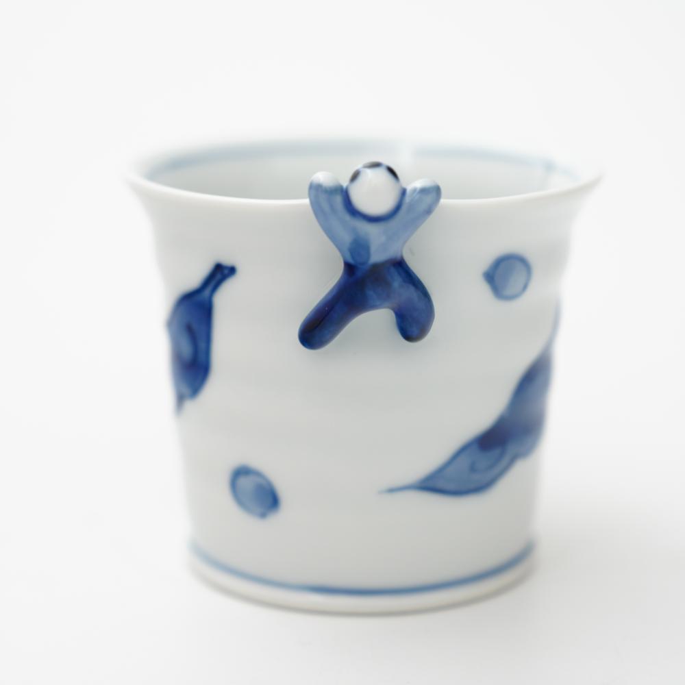 波佐見焼　 えんどう　一閑人煎茶・そば猪口