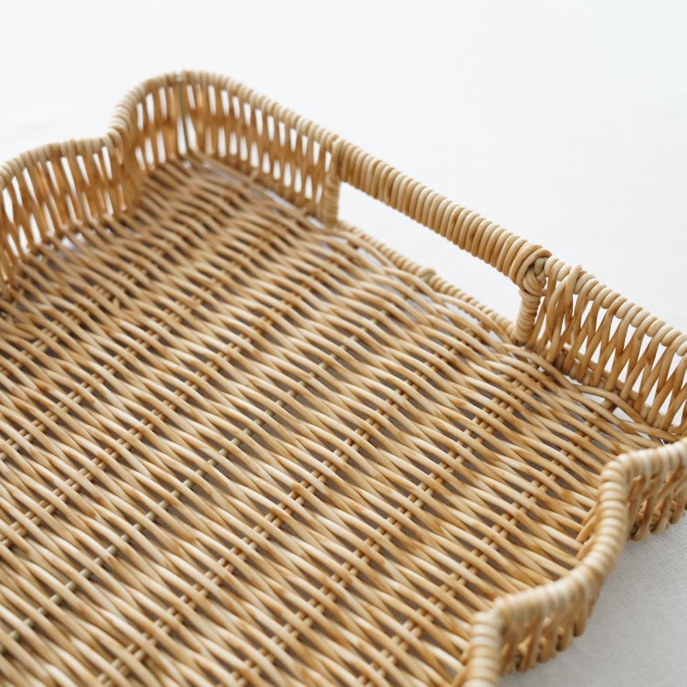 洗えるスカラップトレイ 35.5cm