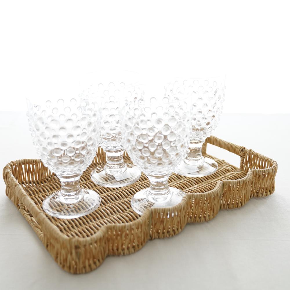 洗えるスカラップトレイ 35.5cm