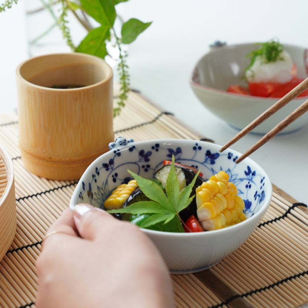 節付麺猪口白竹ロクロ｜ 四季折々のおしゃれな和食器通販サイト