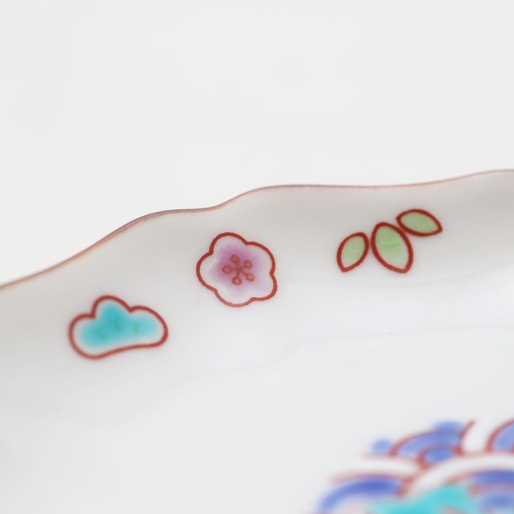 九谷焼 イラスト豆皿 鶴｜ 四季折々のおしゃれな和食器通販サイト