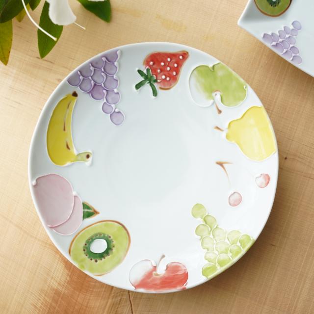 ミックスフルーツ和皿 直径18.8cm (伊万里焼) ｜ 四季折々のおしゃれな
