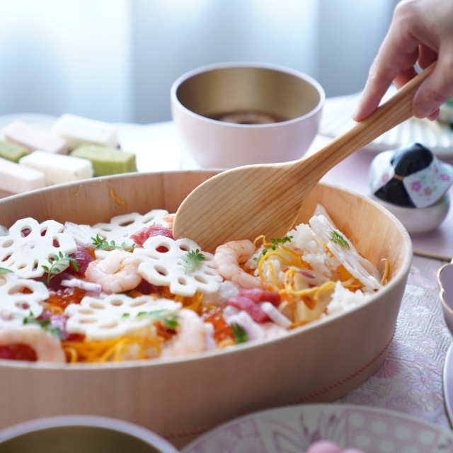 楕円の飯台（小）