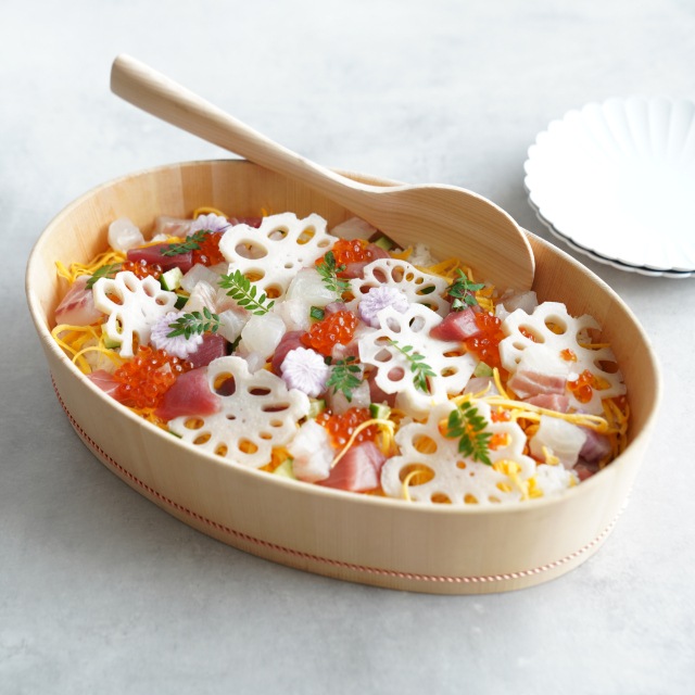 楕円の飯台用切り杓文字