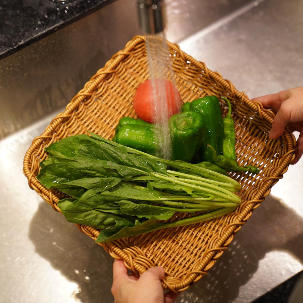 洗えるザル スクエア Lサイズ ｜ 四季折々のおしゃれな和食器通販