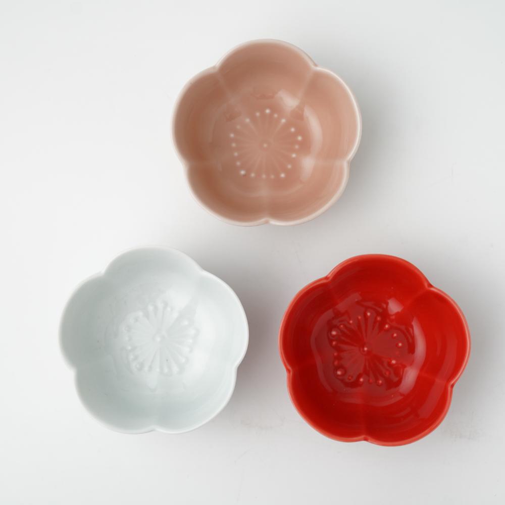 梅　小付（ピンク）