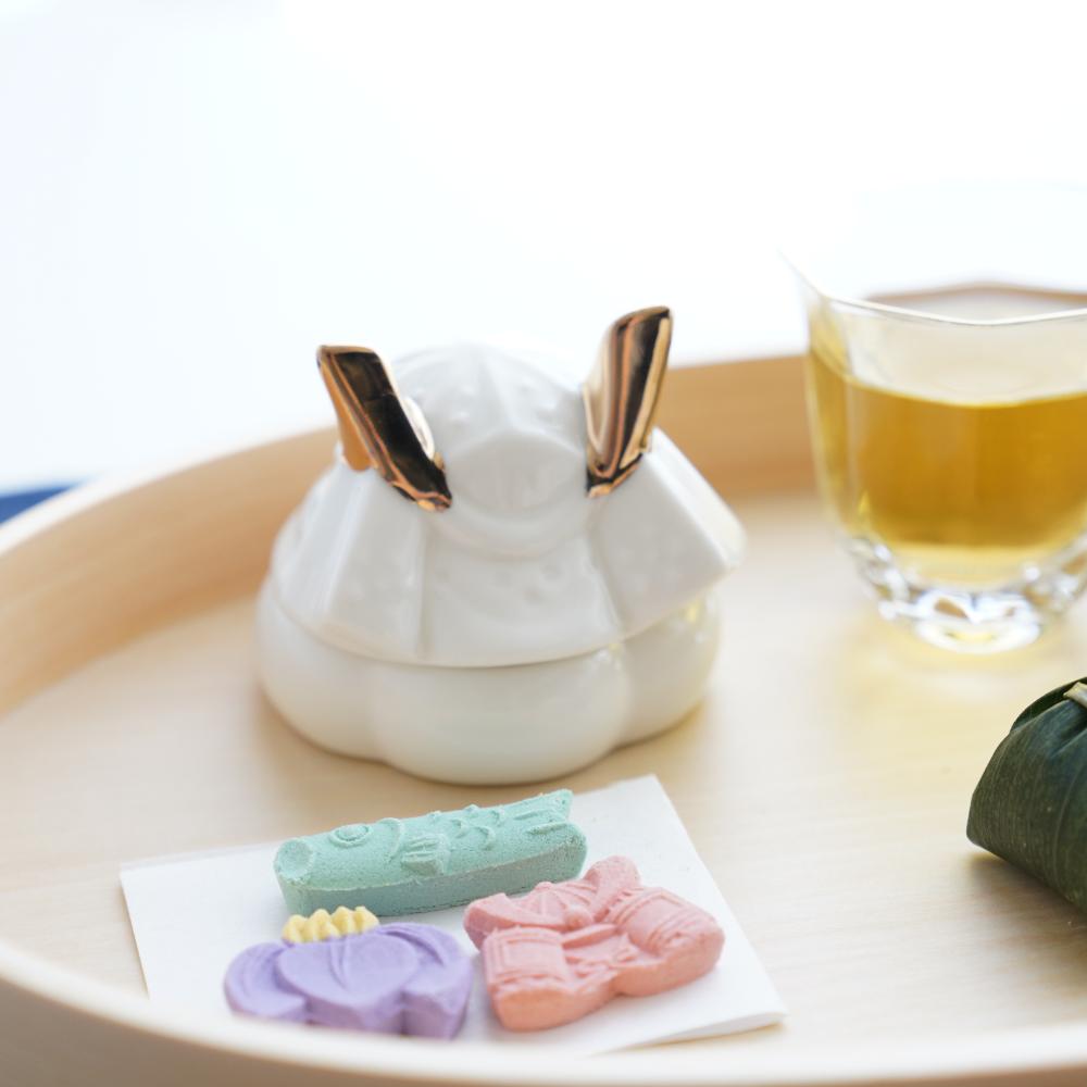 兜飾り 珍味入れ（白） ｜ 四季折々のおしゃれな和食器通販サイト
