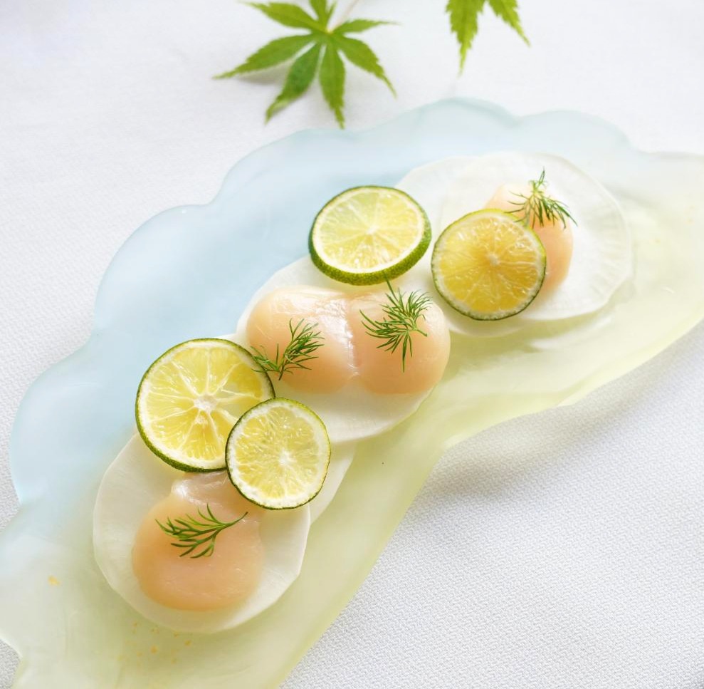 空色ガラスプレート｜ 四季折々のおしゃれな和食器通販サイト