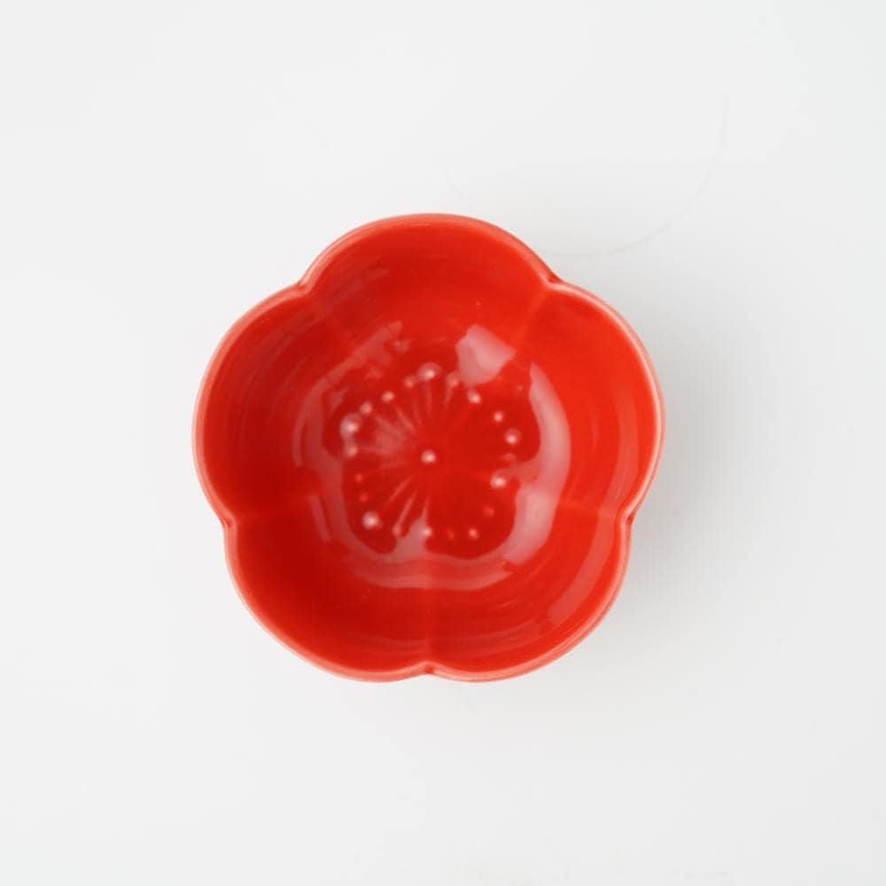 梅　小付（赤）