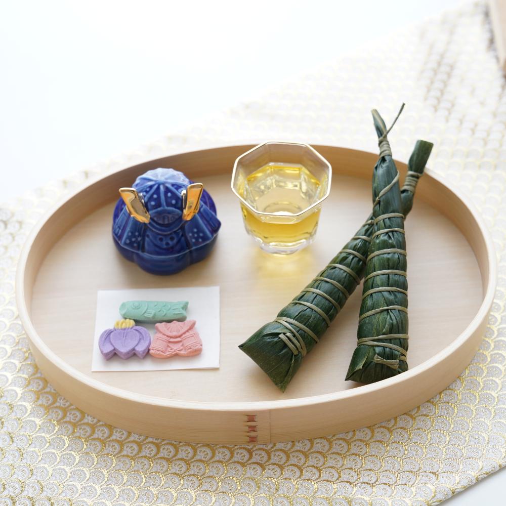 かぶと珍味入 藍