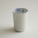【陶器市】藤絵　唐草彫湯呑大　（青線） 1枚目のサムネイル