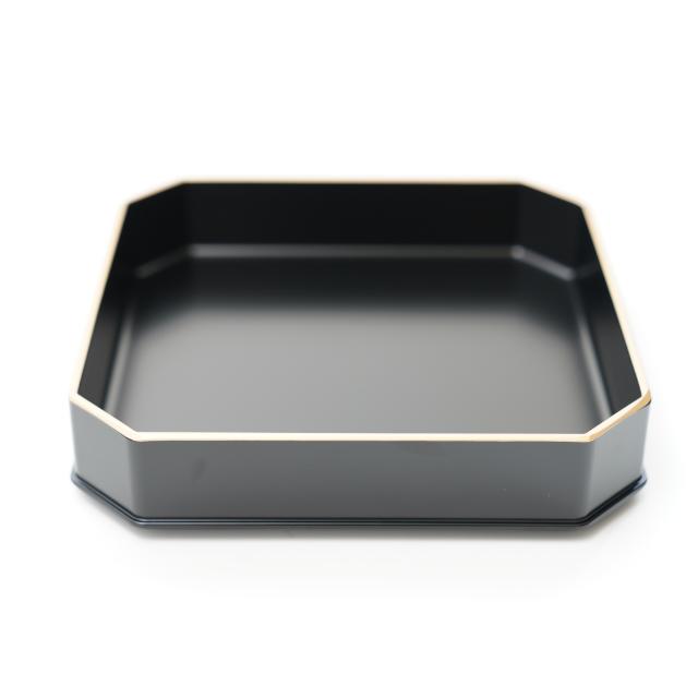 【早割/11月お届け】　隅切盛器 黒縁金