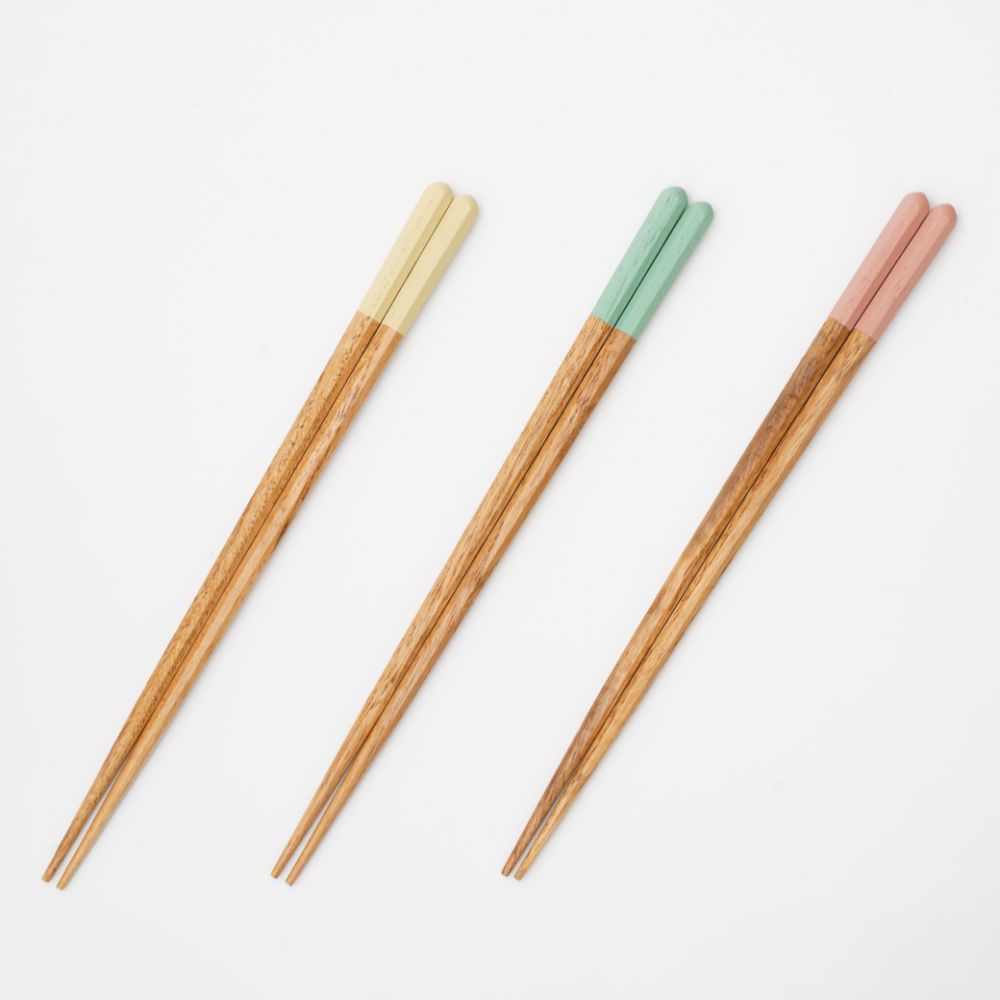 【選べる3色】 Funwari 栗のお箸 約21cm 木製 大人向け