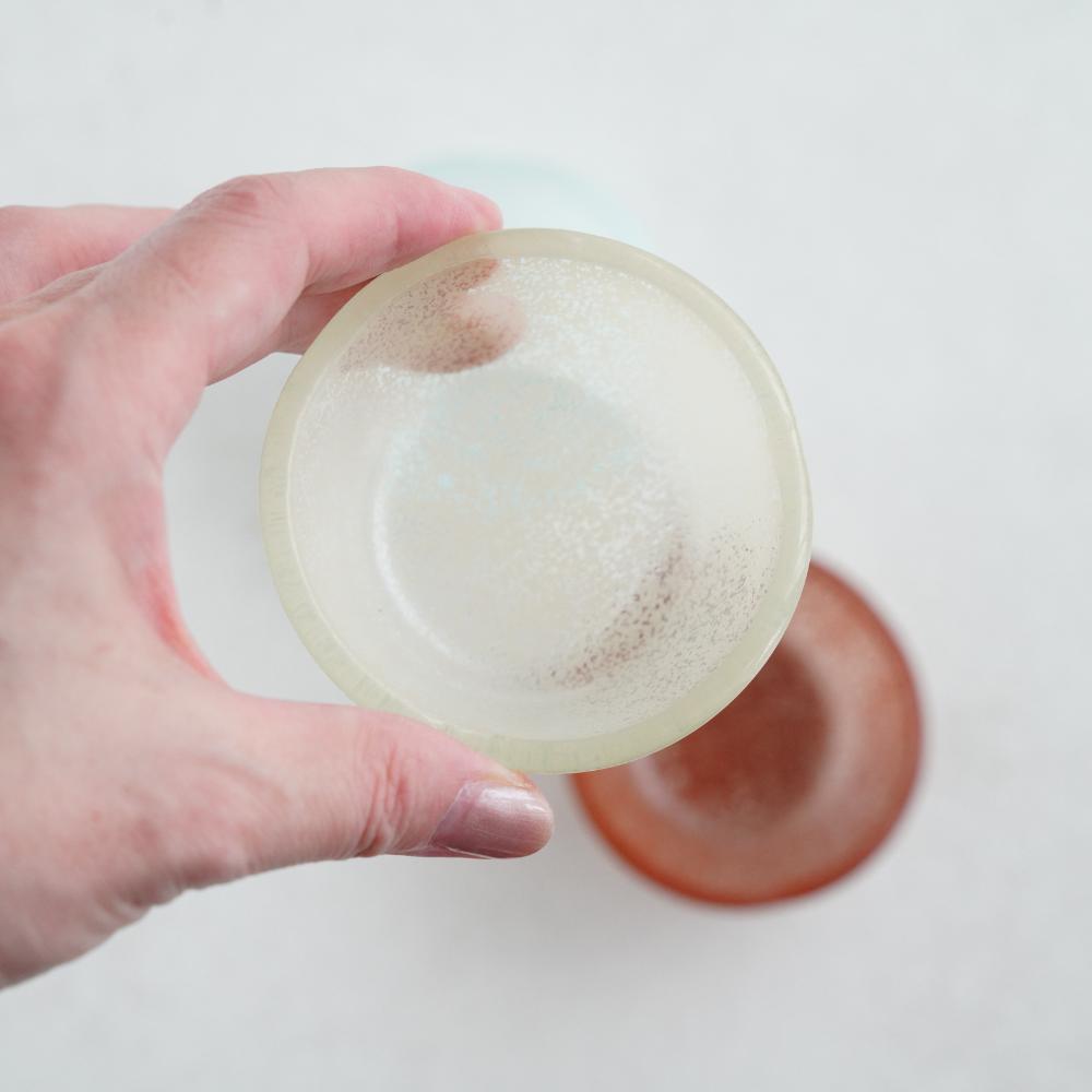 トルコガラス豆鉢 3色セット（ピアー・ココナッツ・アズキ）