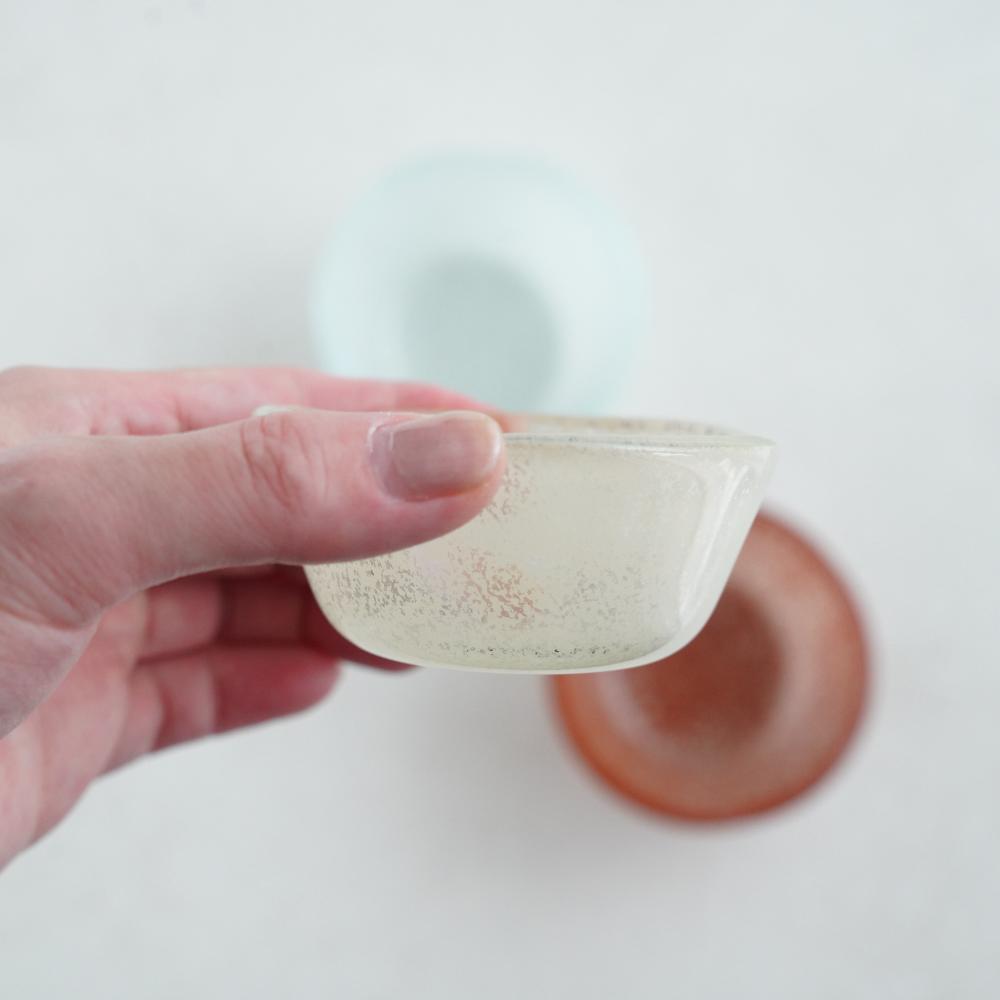 トルコガラス豆鉢 3色セット（ピアー・ココナッツ・アズキ）