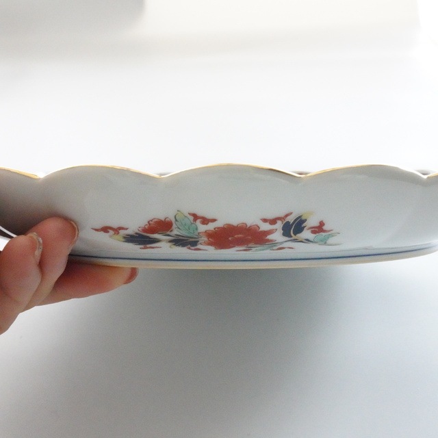 haruhiism　江戸時代　白磁菊紋深皿鳳凰柄４客 染錦金彩鳳凰 菊割取皿 | 有田焼 深川製磁｜公式オンラインストア