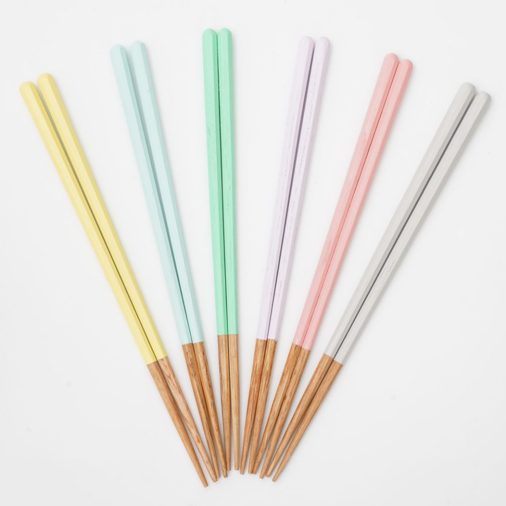 【選べる6色】食洗機対応 waguri 栗の八角箸Ｌ 約23cm 木製 大人向け