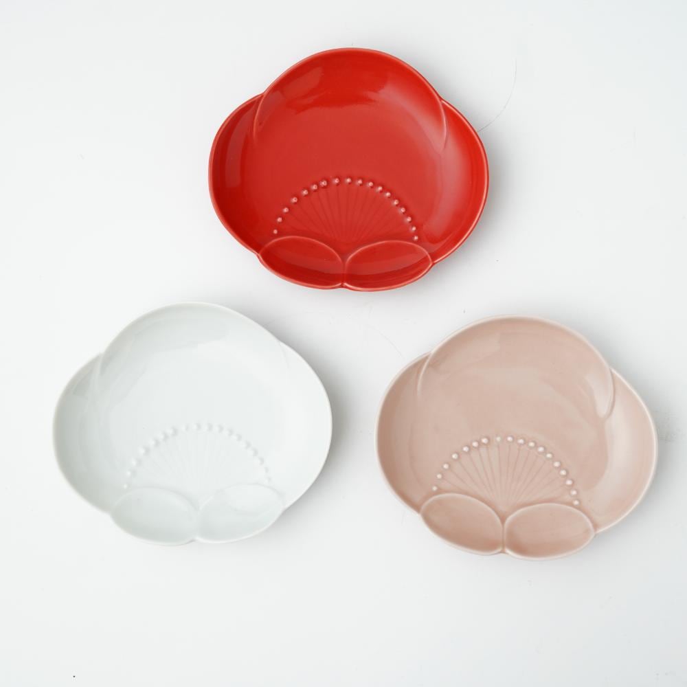 梅花　小皿（ピンク）