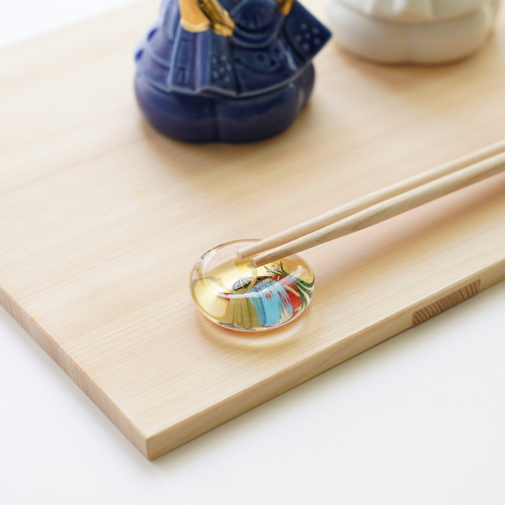 玻璃箸置き（兜）5点セット ｜ 四季折々のおしゃれな和食器通販サイト