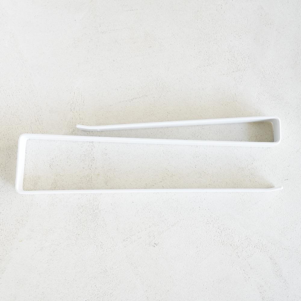 【アウトレット】キッチンペーパーホルダー　 (吊り下げ、吊戸棚、収納扉用）【ホワイト/ブラック】