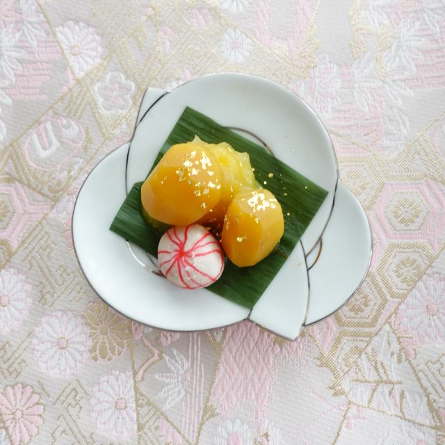 有田焼　プラチナ線結び 小皿