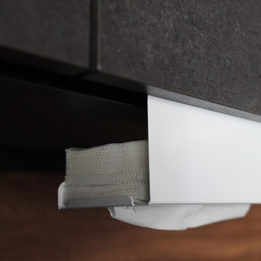 ペーパータオル ホルダー 【ホワイト/ブラック】