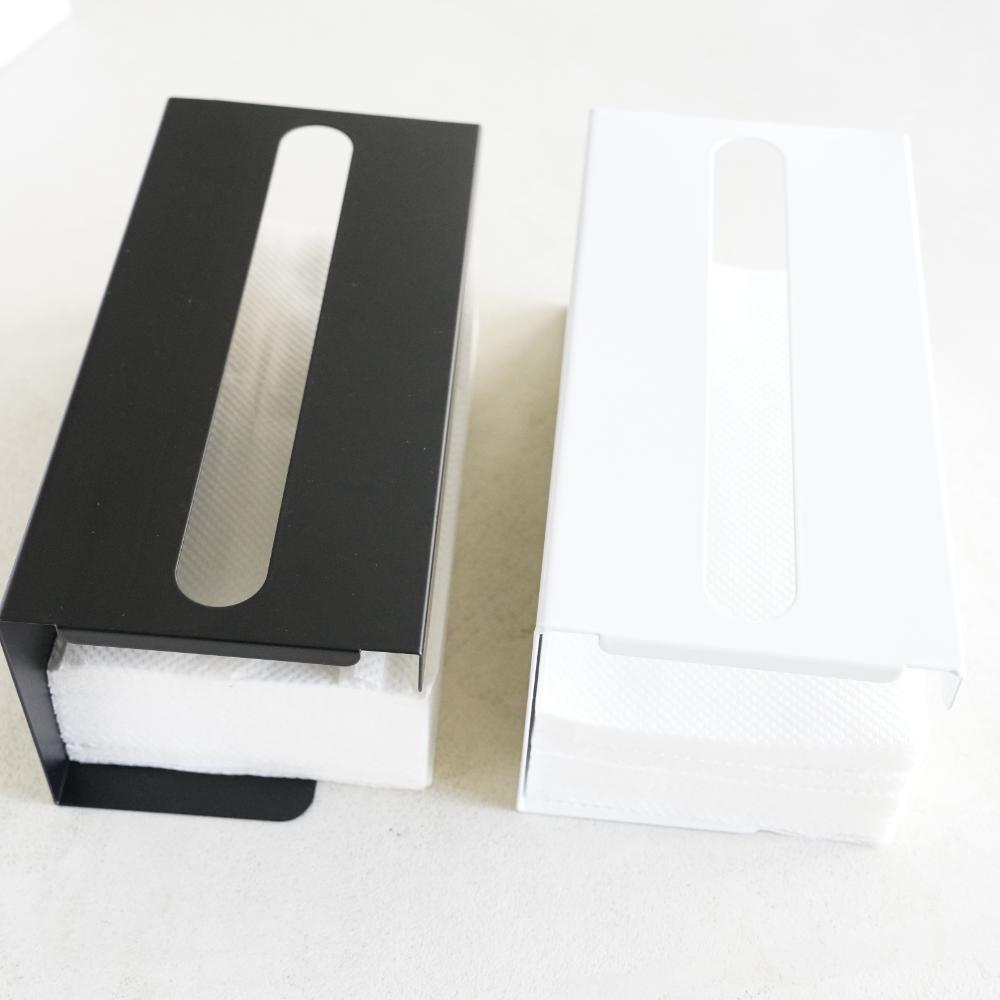 ペーパータオル ホルダー 【ホワイト/ブラック】