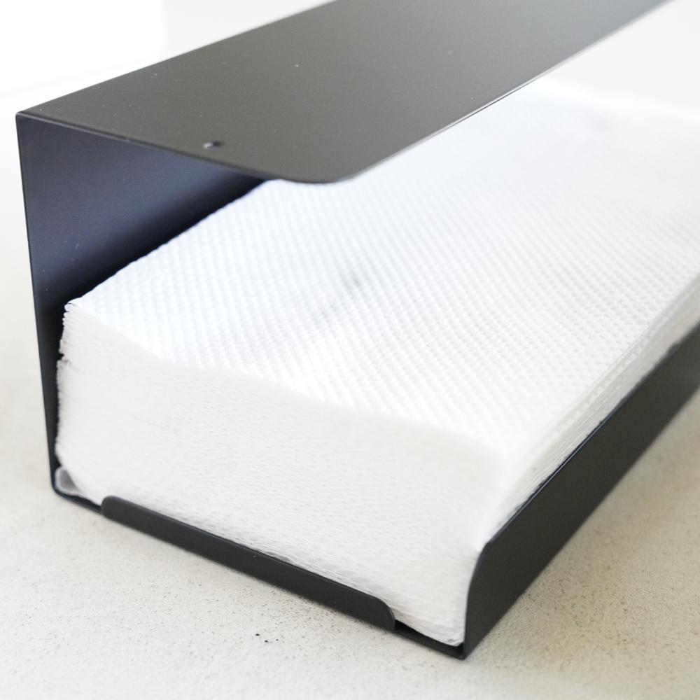 ペーパータオル ホルダー 【ホワイト/ブラック】 ｜ 四季折々の