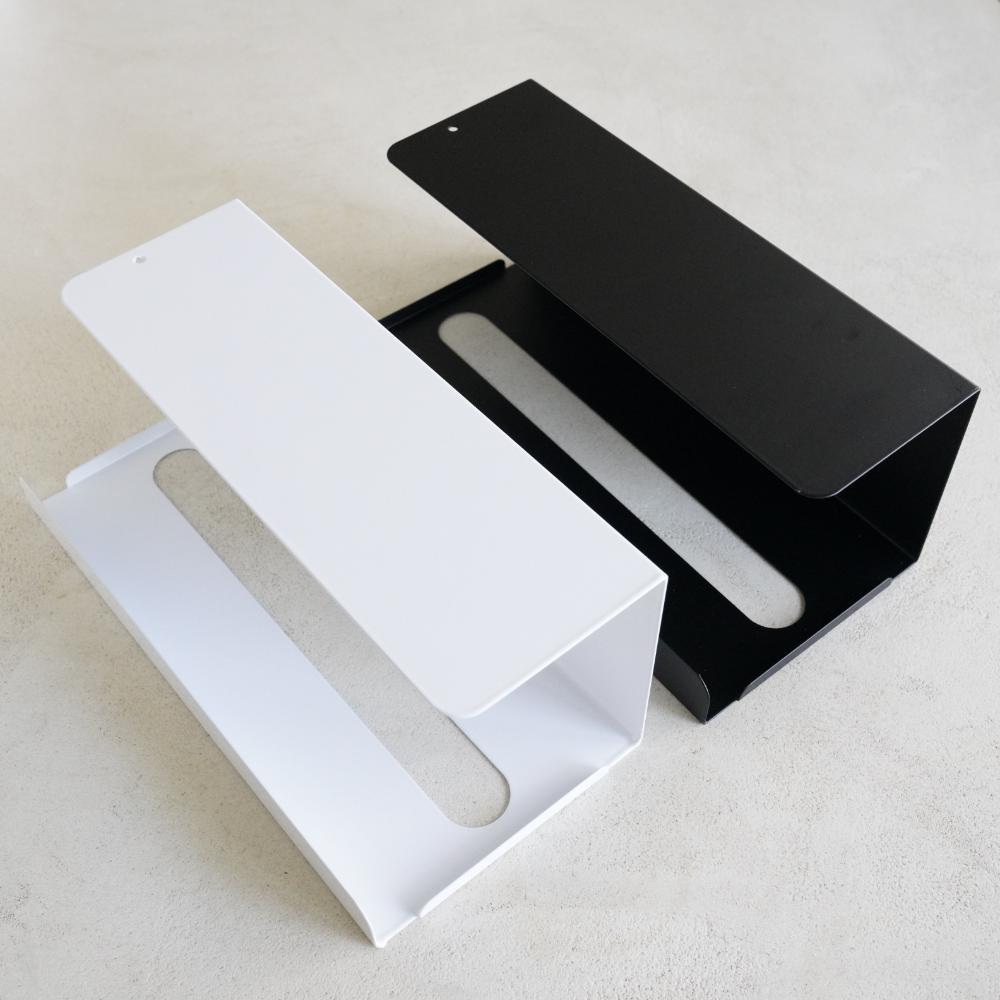 ペーパータオル ホルダー 【ホワイト/ブラック】