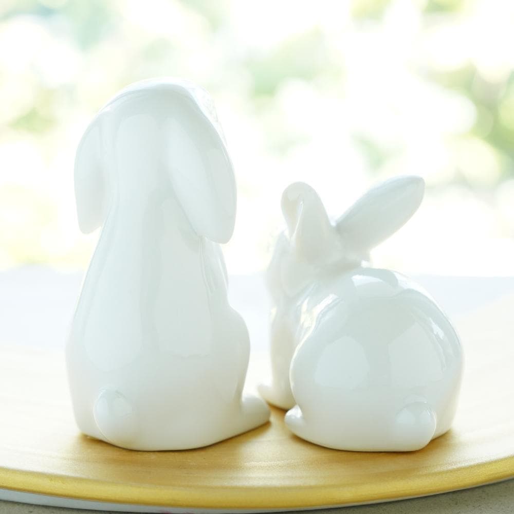 白のお飾りうさぎ2点セット ｜ 四季折々のおしゃれな和食器通販サイト