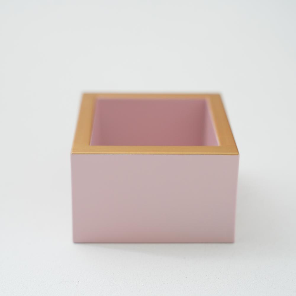 【予約/2月下旬頃出荷】おひな枡 ペールピンク天金 FOURGRACEオリジナル