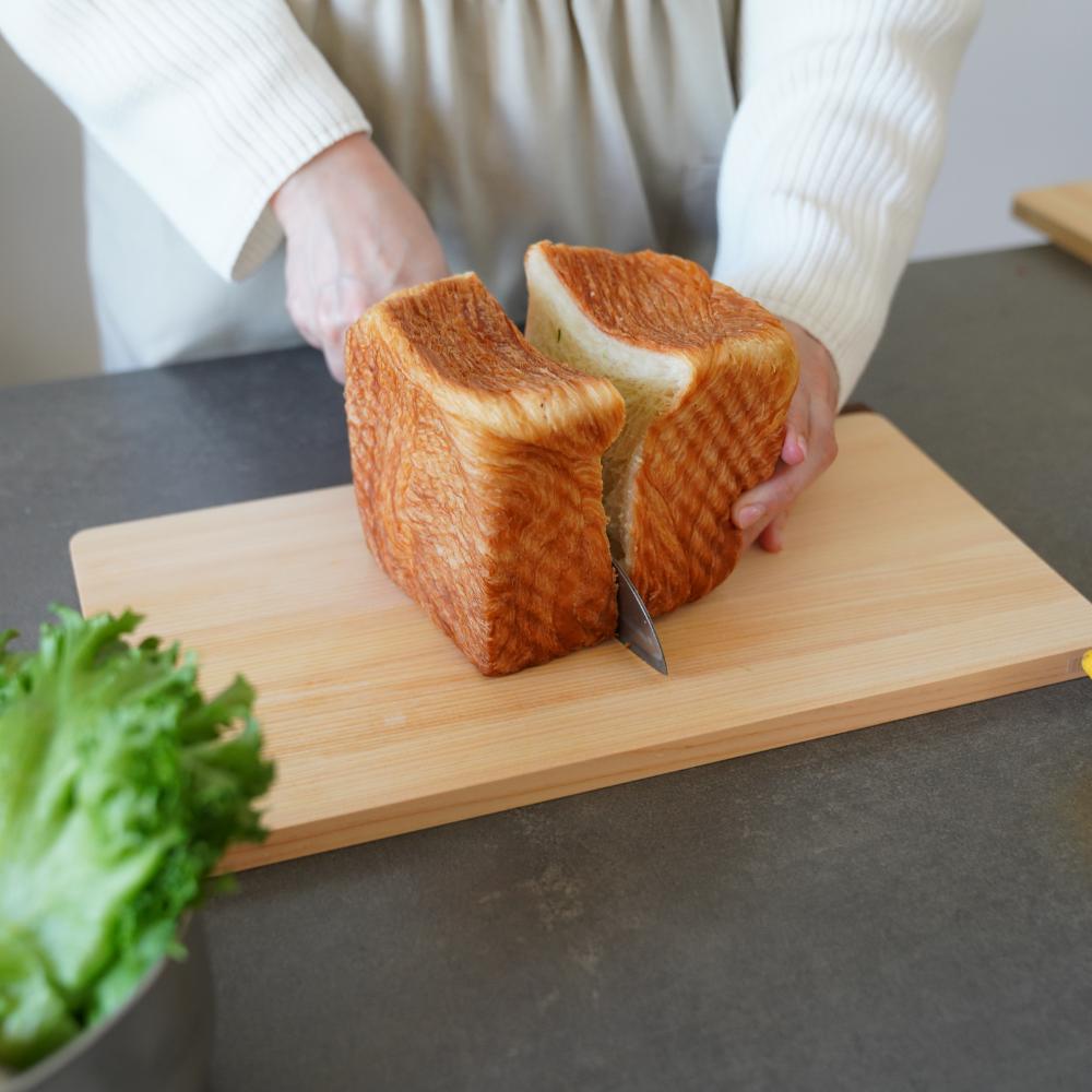 食器洗い乾燥機対応 ひのきのまな板 スタンド付き 36×20cm