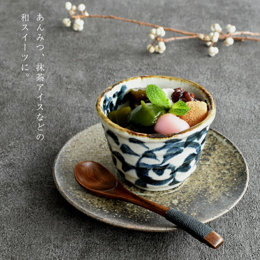 抹茶碗　タコ唐草紋様 抹茶碗タコ唐草紋様