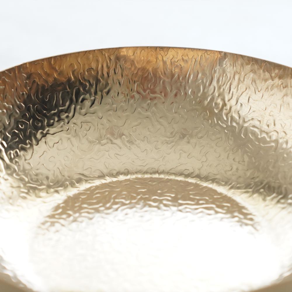 【期間限定割引/11月中お届け】ステンレス製お鍋(中) 雪 φ24.5cm　ゴールド お鍋