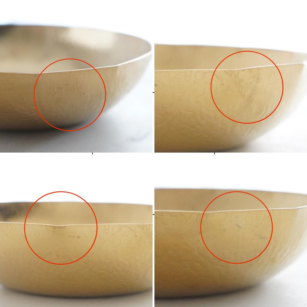 【期間限定割引/11月中お届け】ステンレス製お鍋(中) 雪 φ24.5cm　ゴールド お鍋