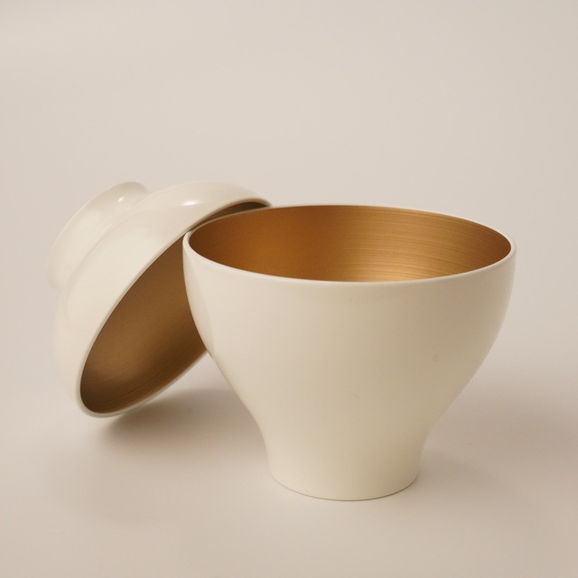 越前塗　カップＬシャンパンゴールド