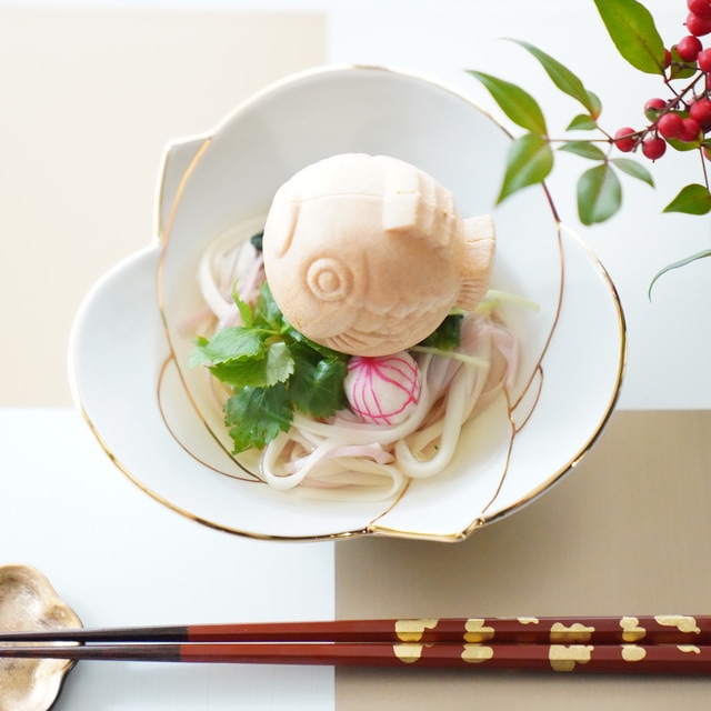 【早割】有田焼　太白金線結び丼/鍋取り鉢