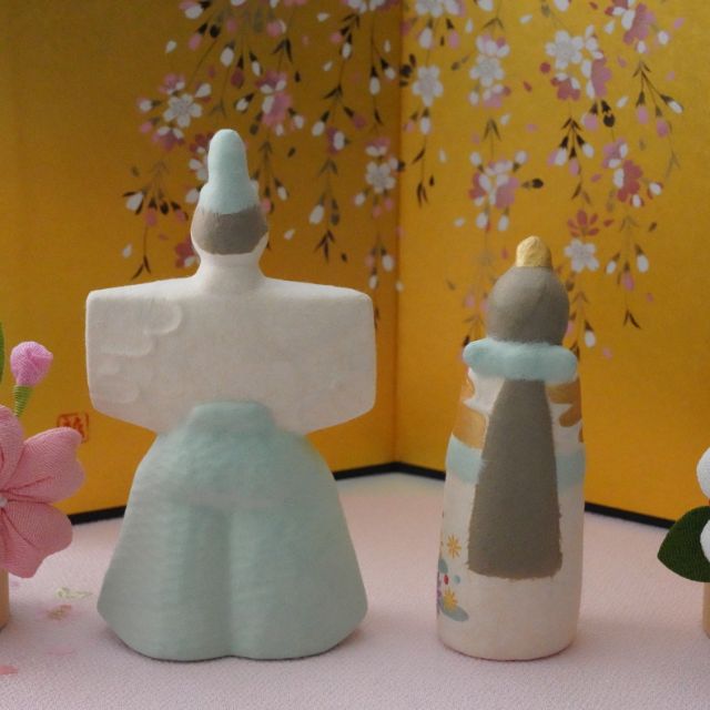 ちぎり和紙　遙花(はるか)立雛