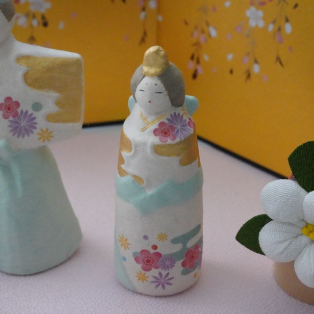 ちぎり和紙　遙花(はるか)立雛