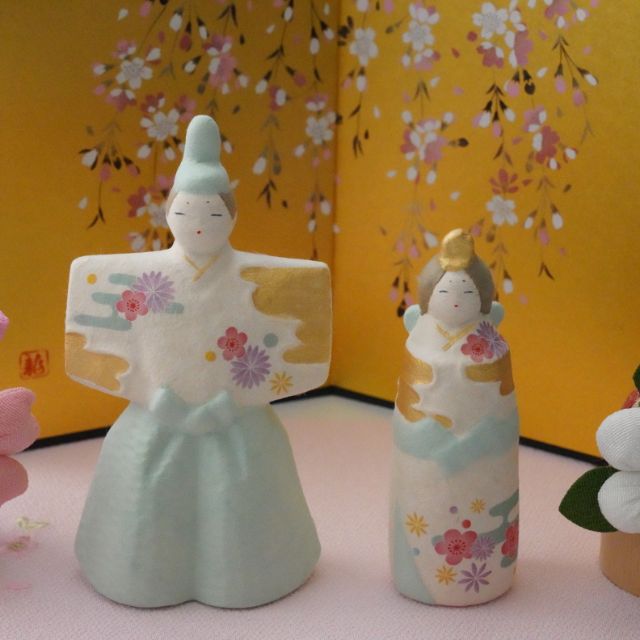 ちぎり和紙　遙花(はるか)立雛